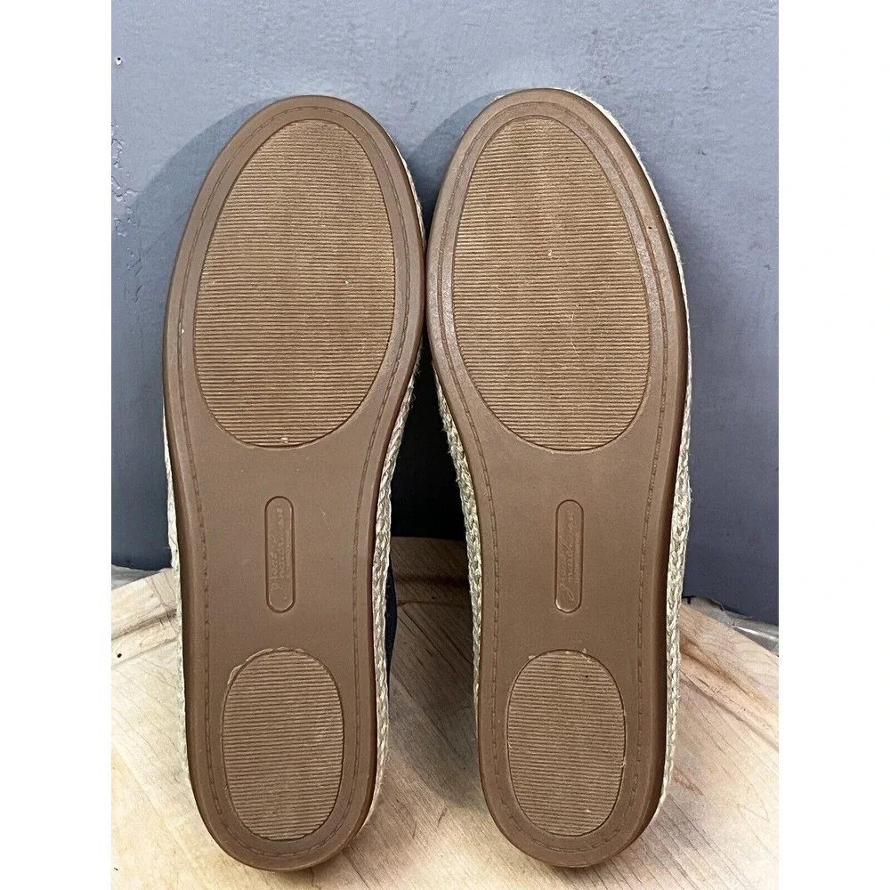 Great Northwest Clothing Company Slip On Womens 10M Black Sally Espadrille Flats
